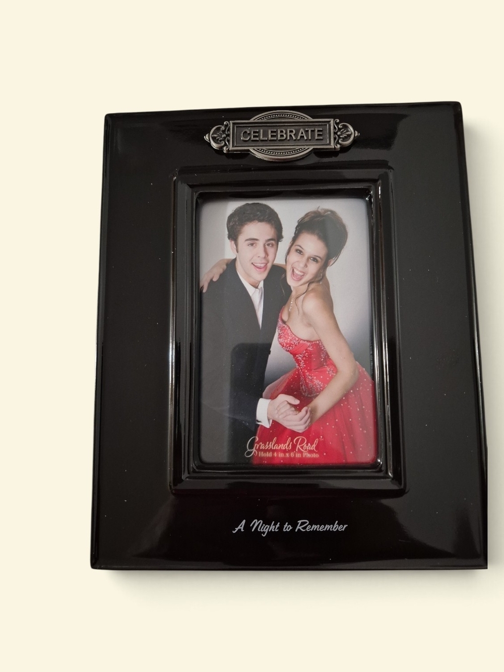 New Celebrate Black Photo Frame - 'A Night to Remember' Grassland Road